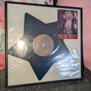 ⚡Framed Jeffree Stra Star-Shaped Vinyl Record Prom Night